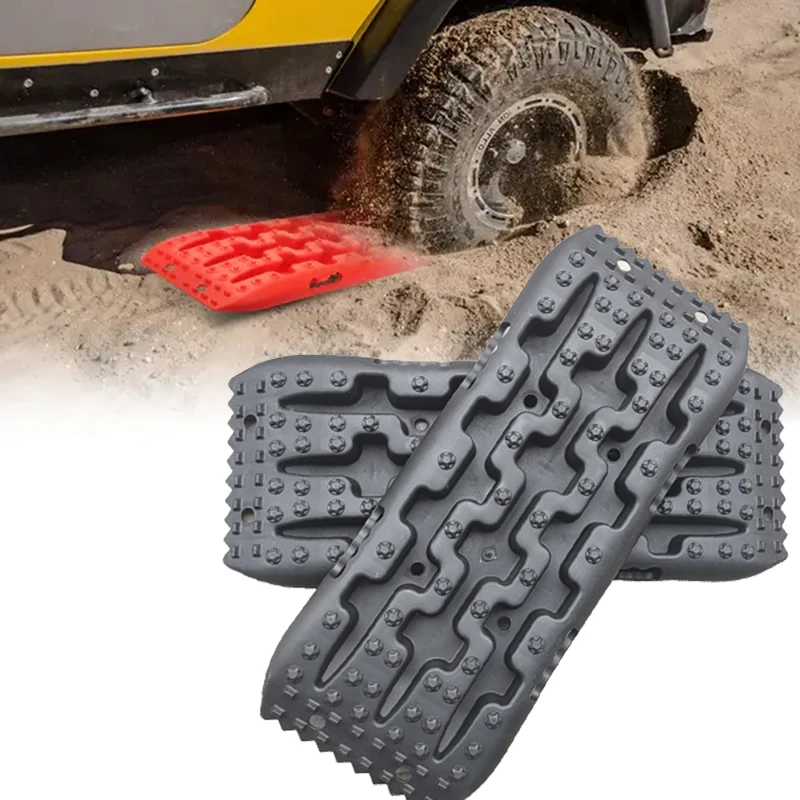 

2 шт., сверхпрочный нейлоновый коврик для спасения снега и песка, 70 см