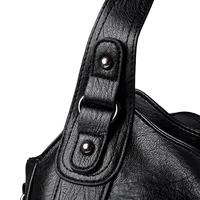 Pu shoulder bag fashionable temperament zipper opening design daily commuter handbag - Image 5