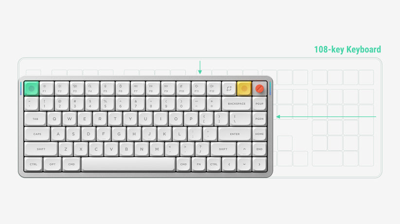 Nuphy® Nuphy Air75 V3 Wireless Low-Profile Mechanical Keyboard