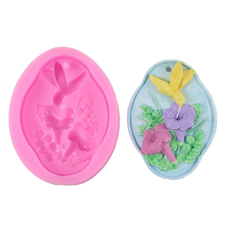 

Silicone Mold for Car Pendant Hummingbird Keyring Mould Jewelry Gypsum Molds