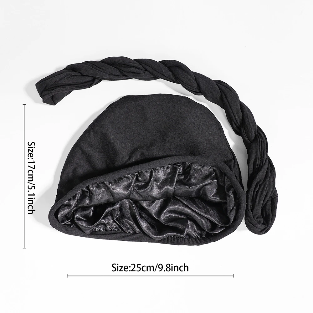 New Elastic Turban Hat For Men With Headband Cool Comfy Versatile Headwear Breathable Soft Caps 4