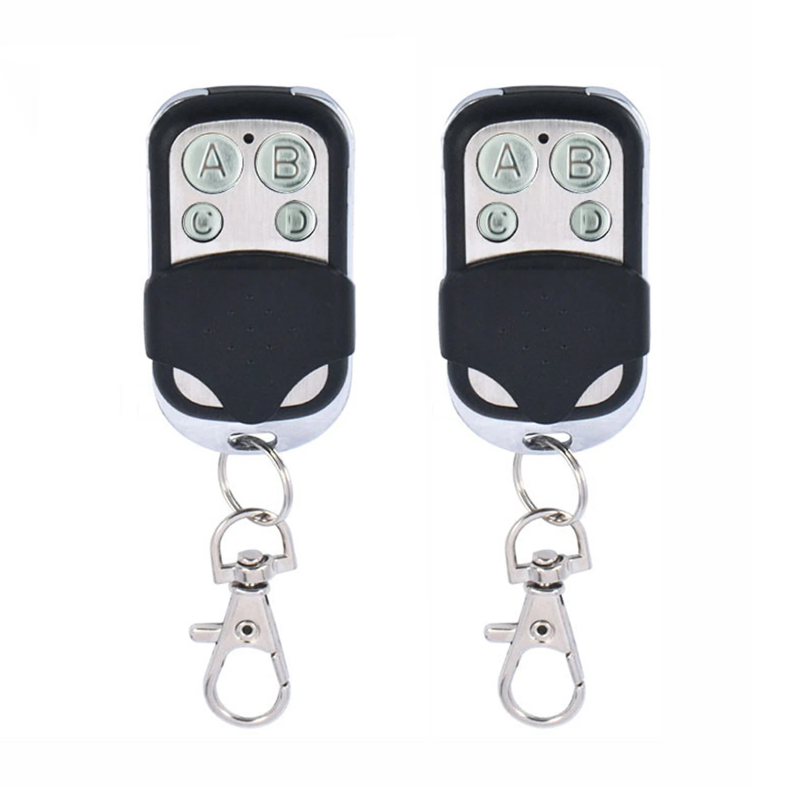 

2pcs 433MHz Liftmaster For Clone Convenient Electric Plastic Metal Accessories Garage Door Opener Remote Transmitter Keychain