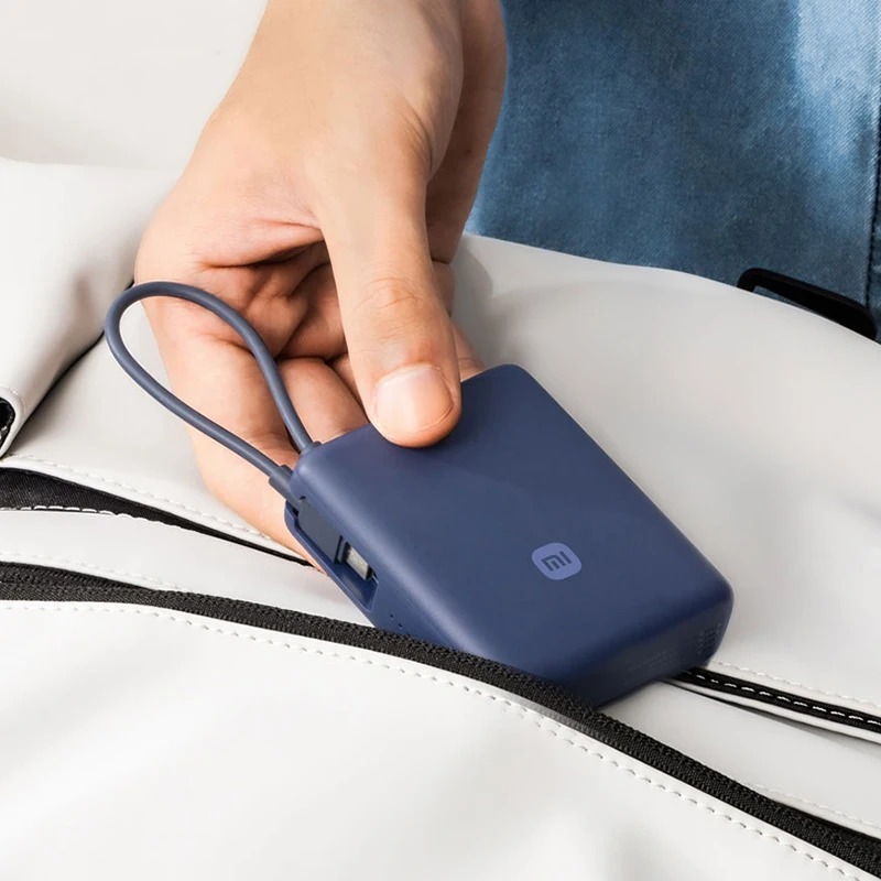 Xiaomi Power Bank 10000mAh 33W PB1033MI USB-C Two Way Fast Charging Portable Powerbank Built-in Cable Support PD3.0 PPS Apple2.4 4