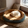 Winter Warm Small Dog Kennel Sleeping Puppy Cushion Cat Supplies  Accessories Washable Calming Sofa Cat Dog Pet Bed 3