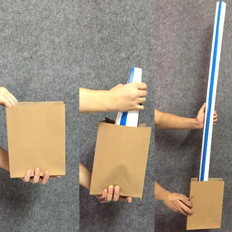 

1.25m Bag Appearing Big Straw From Empty Bag,For Professional Magicians Magic Tricks Stage Gimmick Kids Magic Show Street Bar