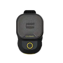 Waterproof Portable Clip - On Bluetooth Speaker with Microphone - Speaker (Yellow)