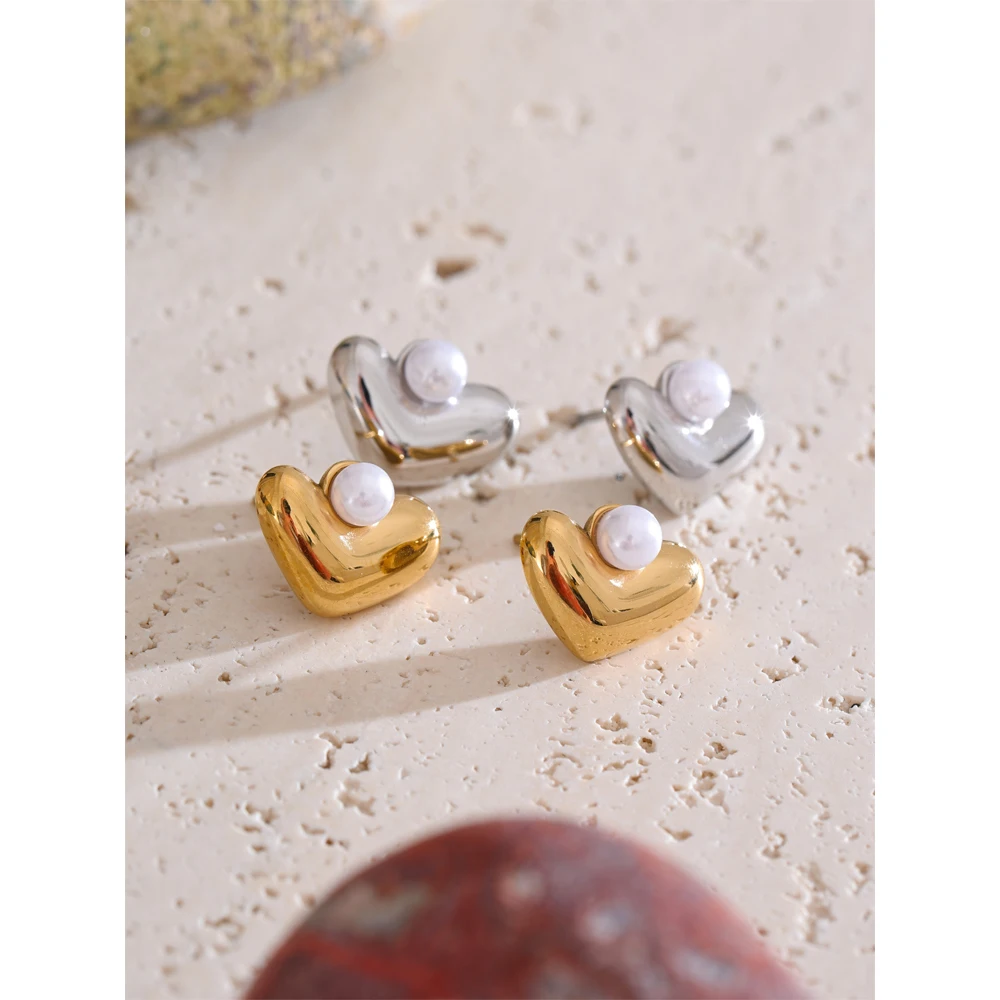 Yhpup Stud Earrings Stainless Steel
