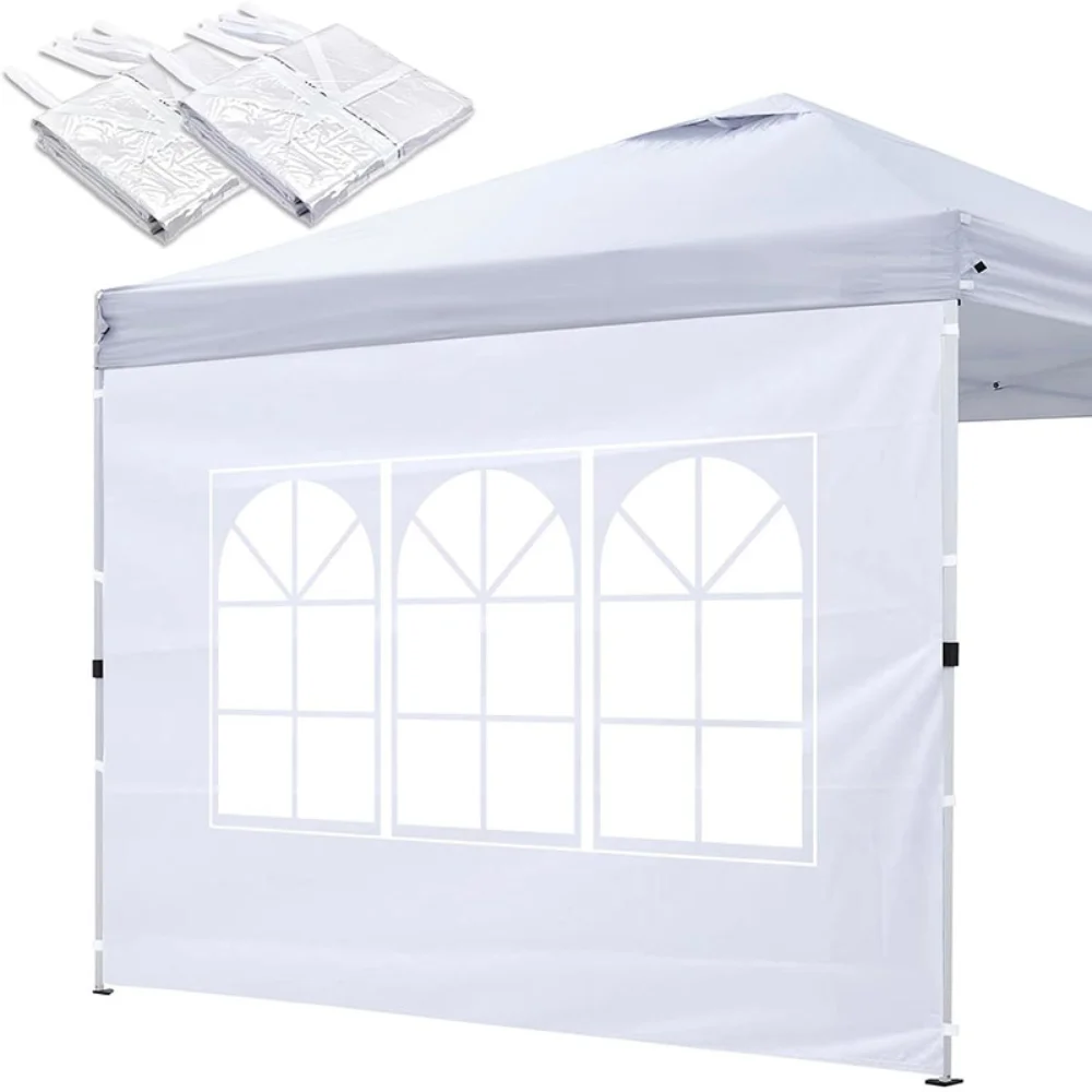 Outdoor Canopy Tent Cloth 2x3m Instant Canopy Tent Sidewalls Transparent Window Design Outdoor Patio Garden