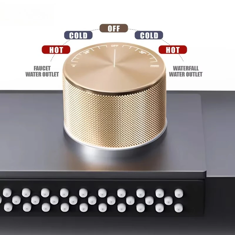 Hand Pull Out Multifunctional 304 Stainless Steel Waterfall Kitchen Sink With Knife Holder - Image 3