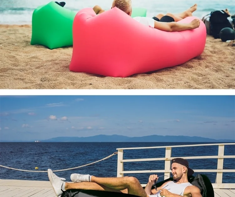 Air Lounger Inflatable Beach Chair - Air Bed Beach Camping Chair