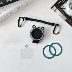 Magnetic Clip - On Phone Holder with N52 Strong Magnet (Black)