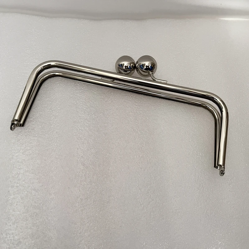 Size 22cm Big Ball Clasp DIY Handbag Accessories Kiss Lock For Handbags Craft Purse Frame Bag Parts No Screw Frame High Quality