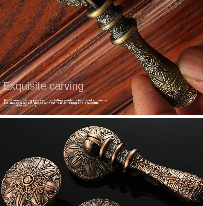Description Picture 5 of itemDrawer Kitchen Retro Decor Hardware Pulls Pull Handles Cabinet Cupboard Handle Door Knobs Antique Furniture Handles