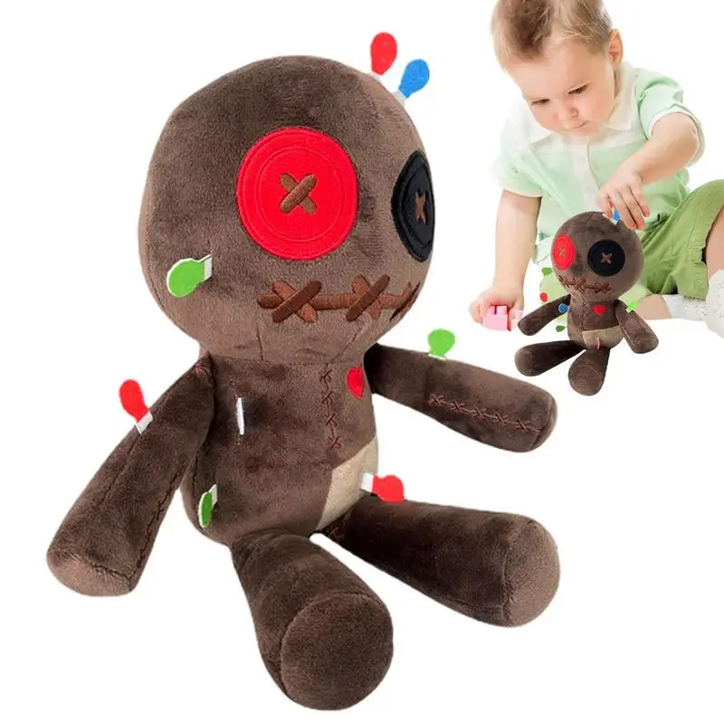 

Phasmophobia Cursed Voodoo Doll Stitching Doll Splicing Plush Toy Soft Halloween Doll Soft Comfortable Plushie Hslloween Deor