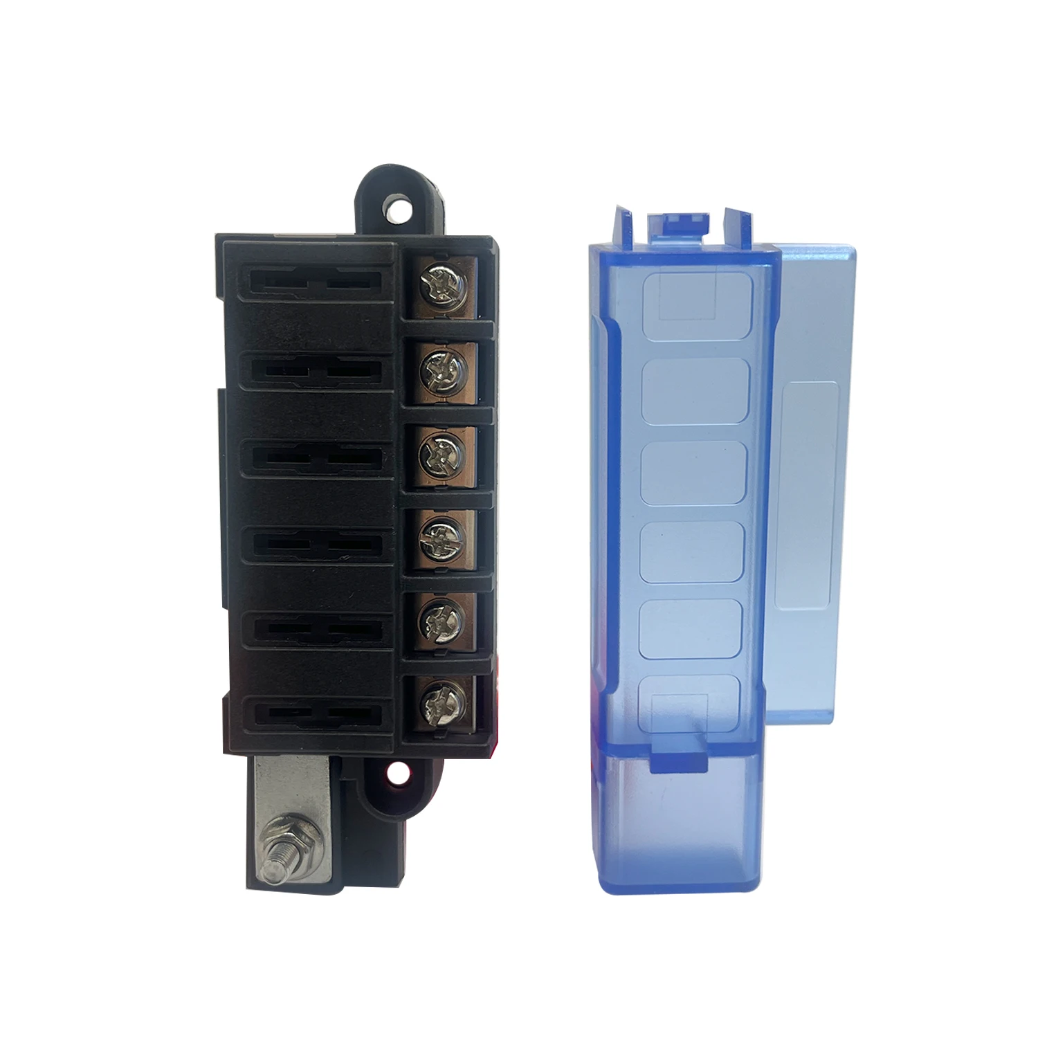 Circuit Fuse Block 4/6/8 Ways #5045 ST Blade Fuse Box With Cover For Car Boat Marine