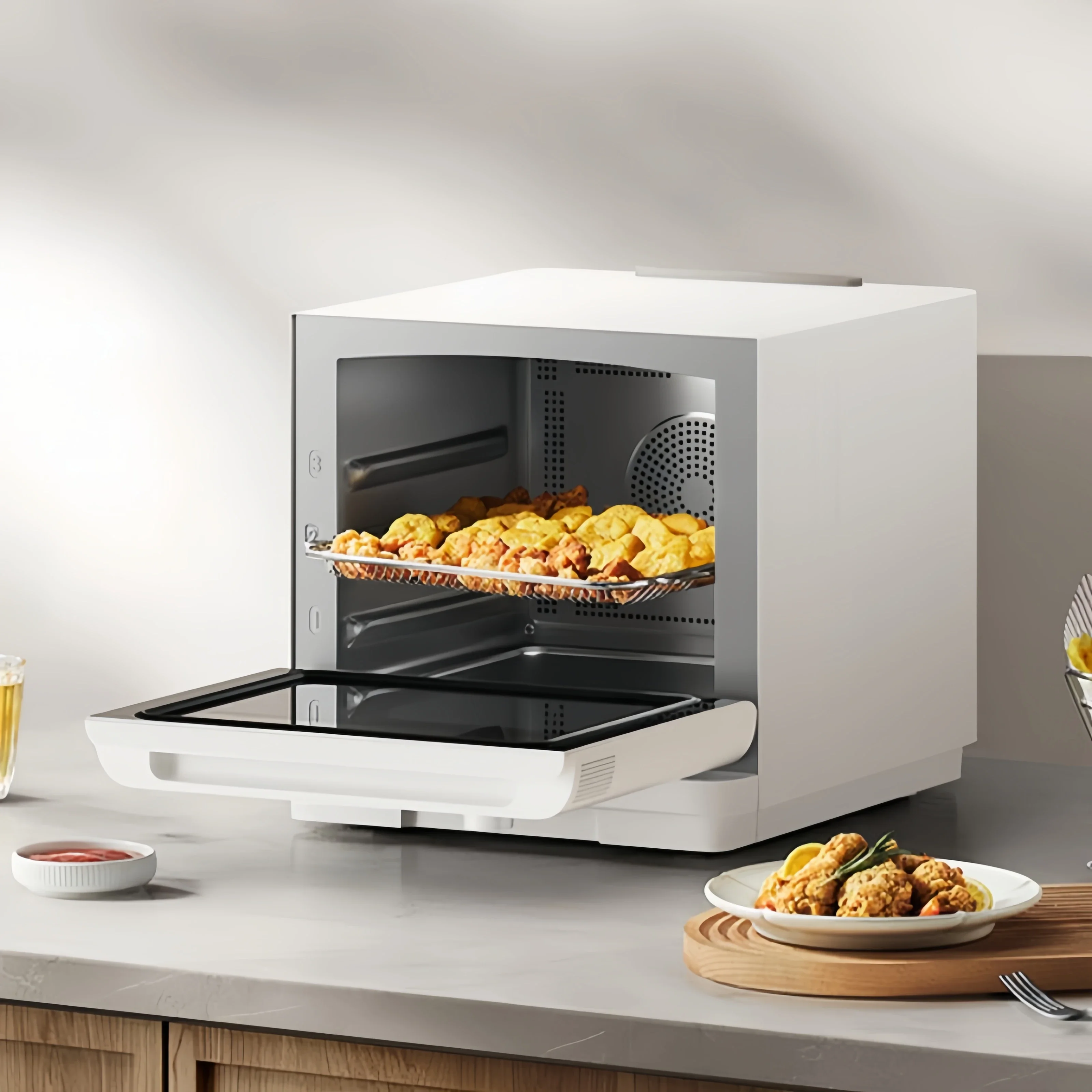 XIAOMI MIJIA Smart Steam Oven 20L Home Baking Multifunction Large Capacity Desktop Fryer Oven Steamer APP Wireless Control