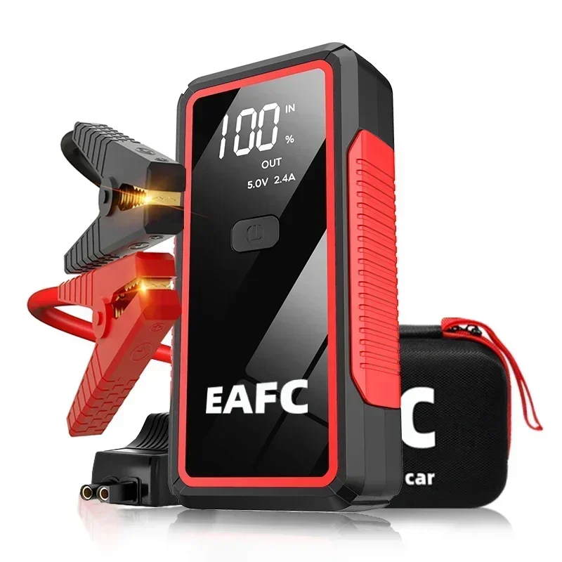 Car Jump Starter Jump Starter 12V Car Booster Device Power Bank Booster Charger Portable Battery Emergency Starting Device Accessories