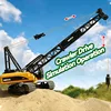 Huina 572 1:14 Rc Truck 15Ch Rc Crane Alloy Cars Trucks Large Crane Engineering Car 2.4Ghz Remote Controlled Car Toys for Boys 3
