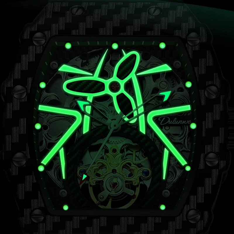 Casual Männer Luxus Wasserdicht Leucht Tourbillon Mann Handgelenk Militär Automatische Mechanische herren es_voghion.com