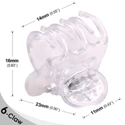 Versatile Plastic Plant Support Clips - 30pcs (E-6 Claws)