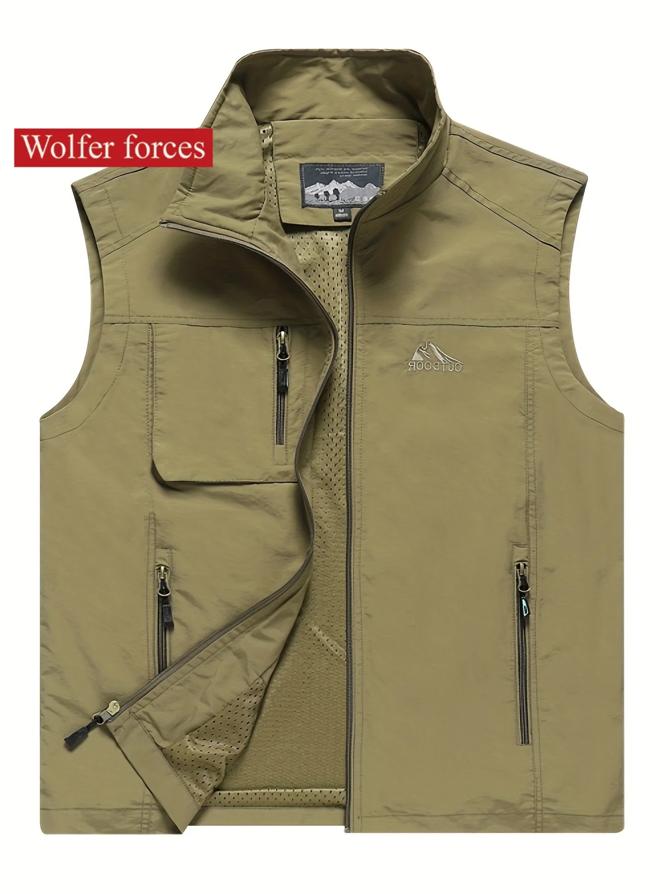 Photography Vests of Men Fishing Vest Camping Sweatshirts Men's Clothing Fishing Wear Waterproof Luxury Fashionable Casual