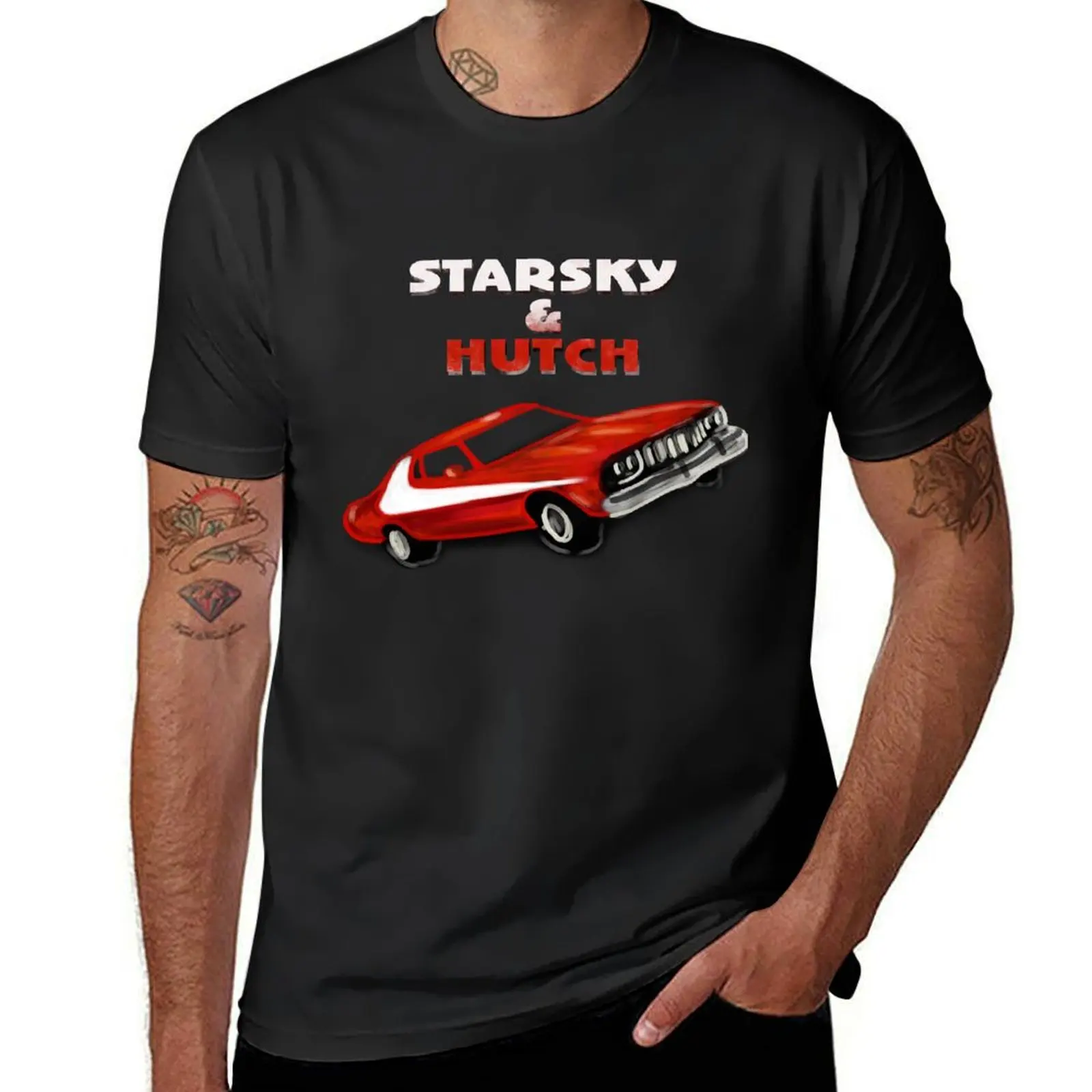 

Starsky and Hutch T-shirt boys whites tees blanks oversized t shirt men