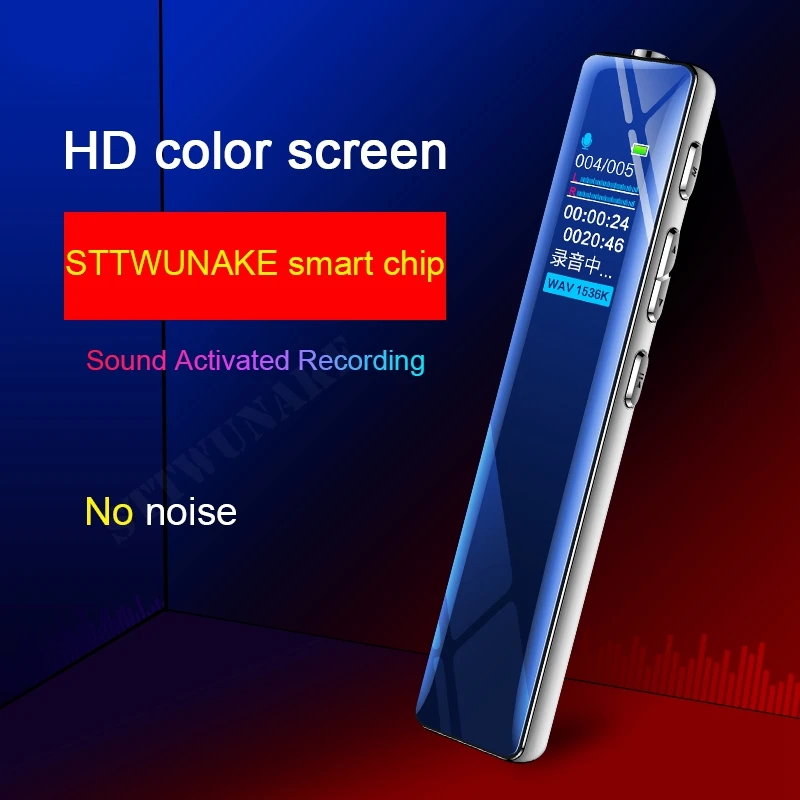

STTWUNAKE voice recorder Dictaphone mini sound pen professional micro digital audio recorders activated record MP3