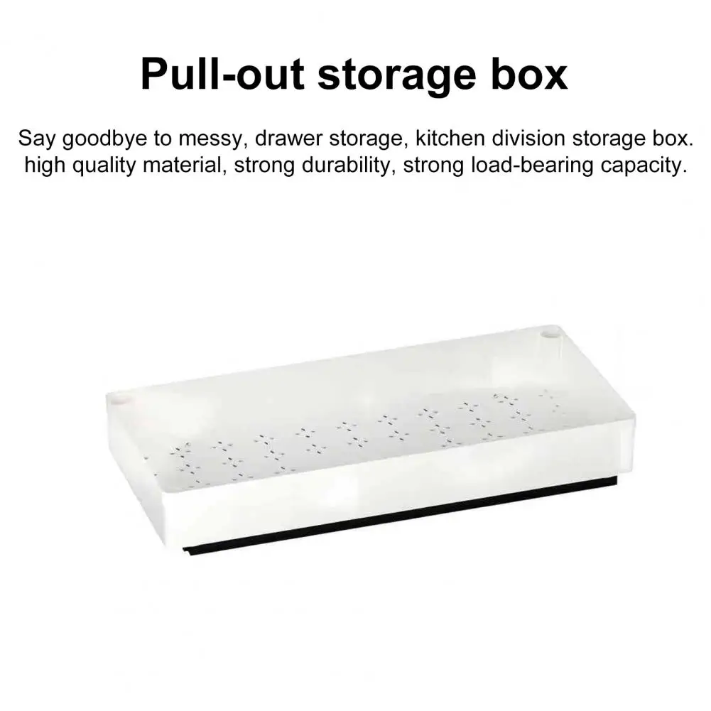 Sturdy Compartment Divider Kitchen Cabinet Organizer with Divider Racks Heavy Duty Slide Out Drawers for Cabinets Expandable
