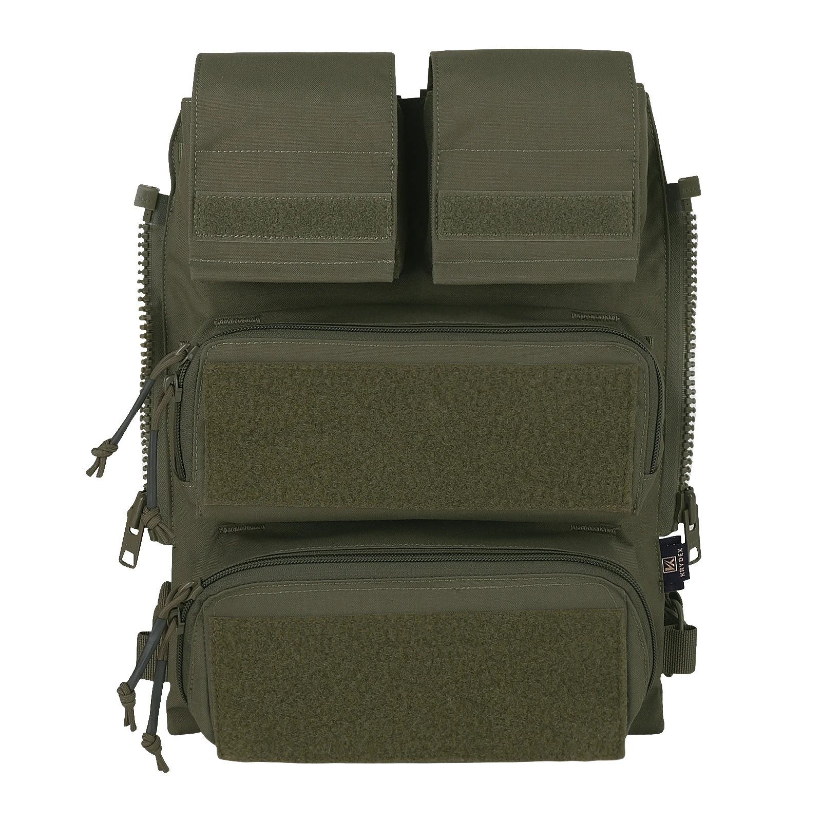 KRYDEX Taktische modulare Tasche mit Reißverschluss, Molle-Reißverschluss, Rucksacktasche mit Mag-Beutel für AVS JPC2.0 CPC Plate Carrier Weste – Detail 12
