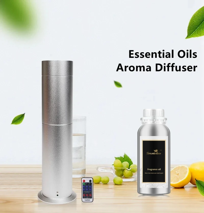 Aroma Diffuser Essential Oil Column Scent Machine Aluminum Alloy Device Diffuser Environment Aromatizer Air Freshener