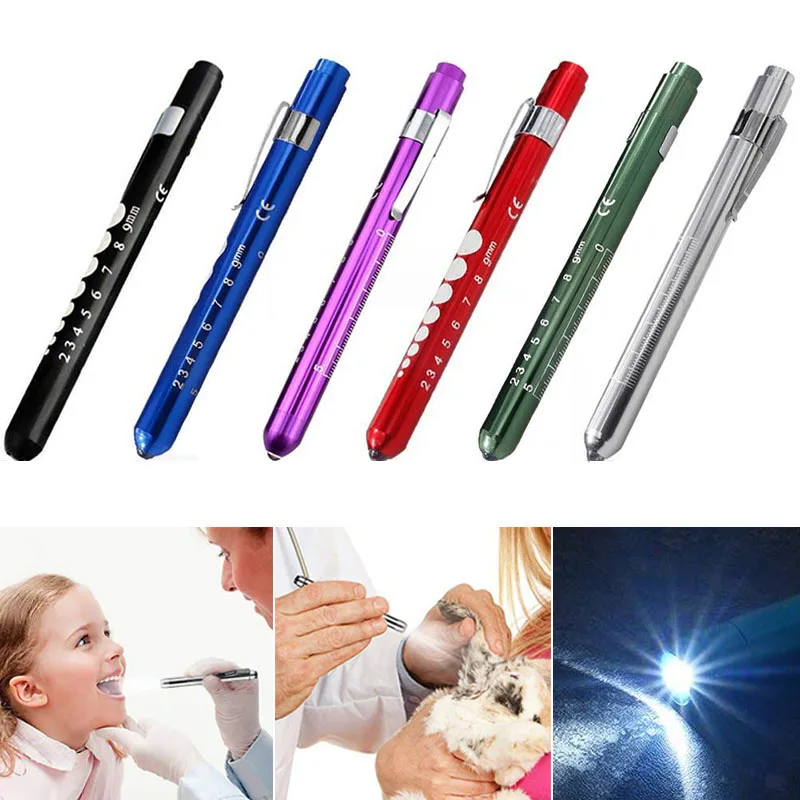 8PCS First Aid Pen Pocket Medical Penlight Torch Light Otoscope  Ophthalmoscope LED Flashlight for Eye Dental Throat Check - AliExpress