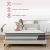 10 Inch Innerspring Hybrid Mattress in a Box with Gel Memory Foam, Individually Wrapped Encased Coil Pocket Spring Mattress, Pre 5