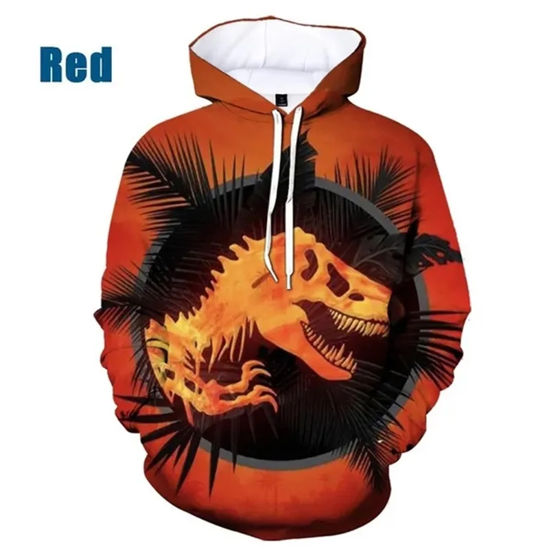 thumbnail image 1 of Sudadera unisex con estampado 3D de dinosaurio, sudadera con capucha de moda para hombre, sudadera informal de primavera y otoño de talla grande para hombre, sudadera con capucha, camisetas de calle, 1 of 5