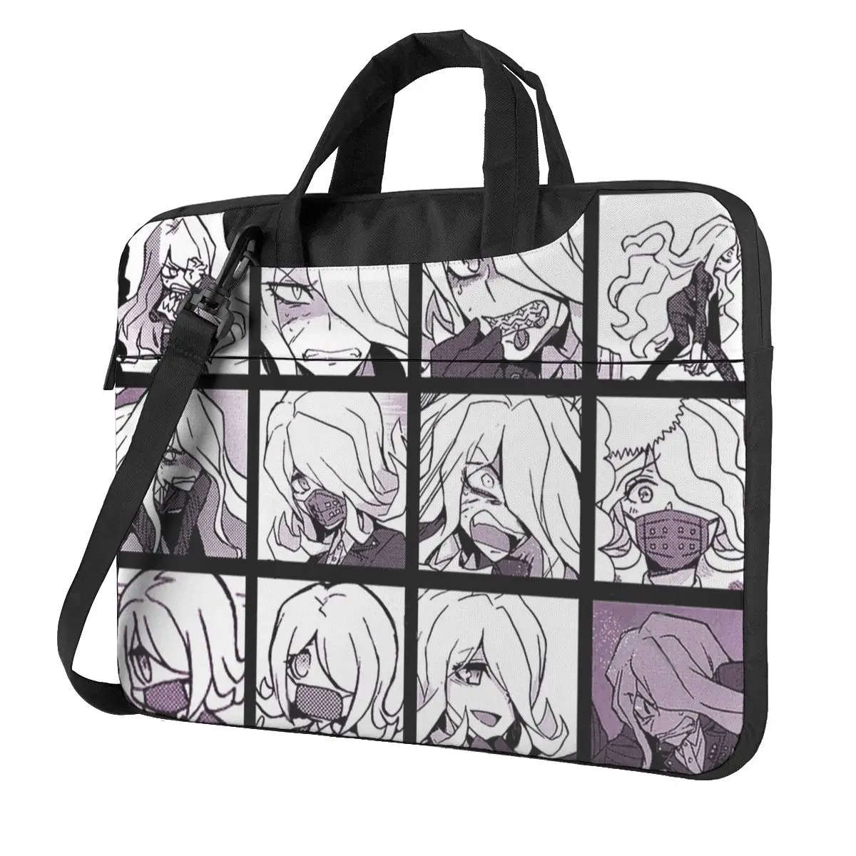

Danganronpa,Seiko Manga Laptop Bag Case Protective Vintage Computer Bag Video Game,Anime Bicycle Crossbody Laptop Pouch