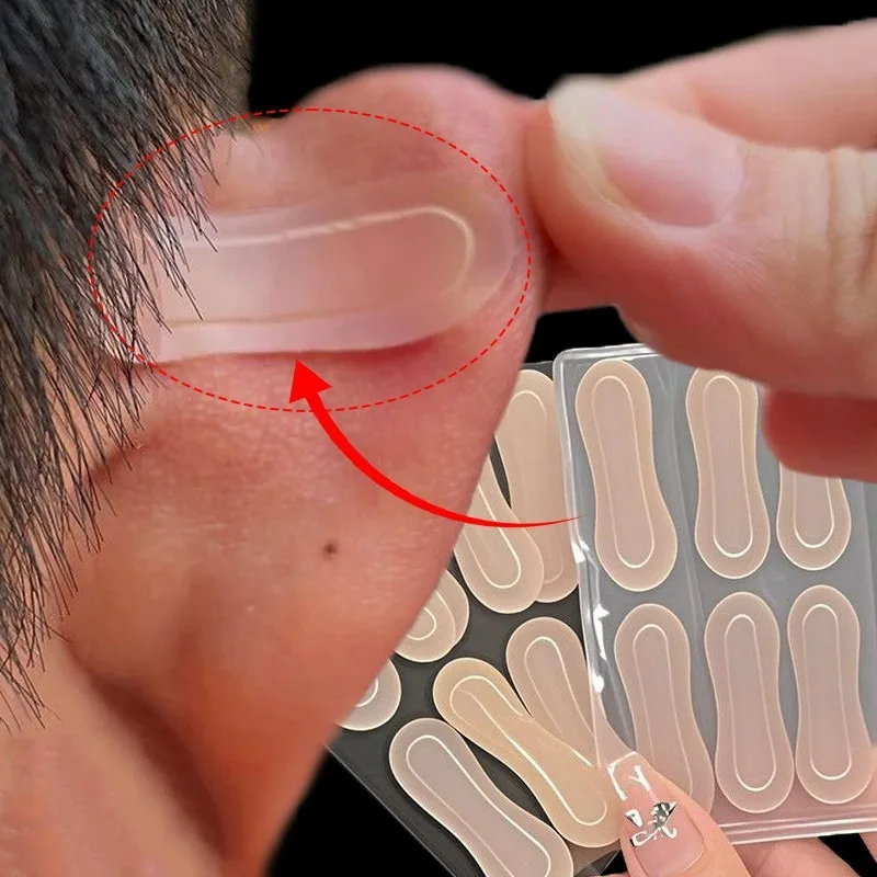 Clear Silicone Ear Stickers for Women and Girls