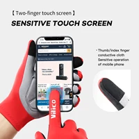 Touch Screen Long Full Fingers Half Fingers Gel Sports Cycling Gloves MTB Road Bike Riding Racing Women Men Bicycle Gloves - Image 2