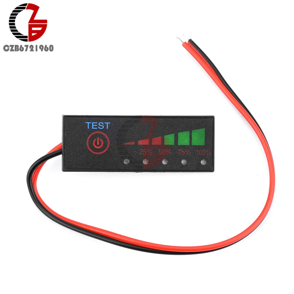 1S 3S 7S indicatore di livello della batteria scheda indicatore percentuale della batteria Tester di capacità della batteria Display a LED scheda di ricarica - immagine 3