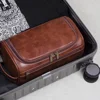 Mochatree Men Vintage Bag,Toiletry Travel Necessary Business Cosmetic Makeup Cases Male Hanging Storage Organizer Wash Bags 6