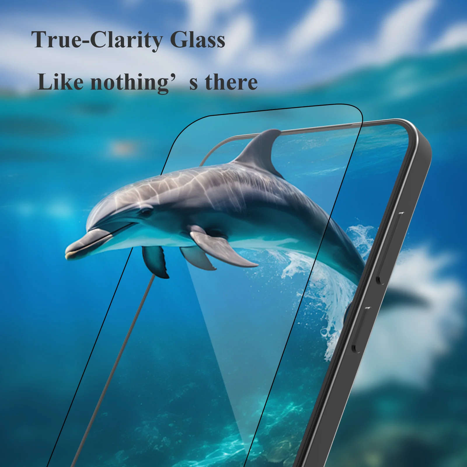 Lereach Tempered Glass Screen Protector with Dust-Free Positioning and Auto-Align HD Clarity