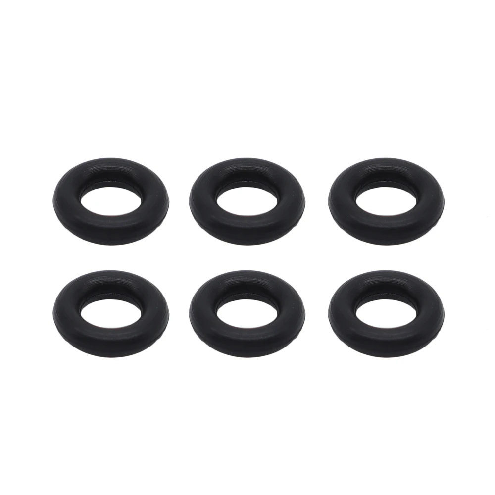 6X VW AUDI Skoda BMW Seat O Ring Rubber Injector Nozzle Holder Seal Kit Leak Off Gasket 059130119 Black Car Replacement Part diesel injector gasket rubber orings