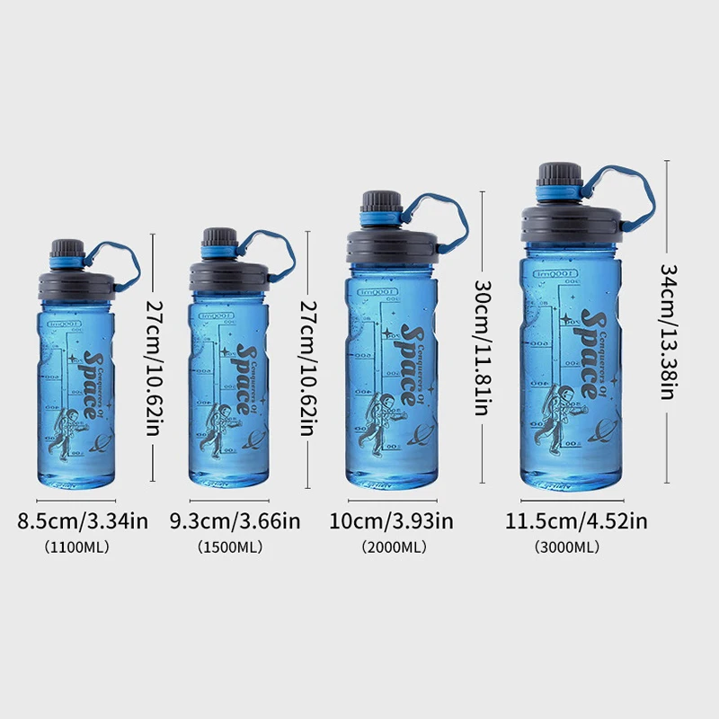 1 조각 휴대용 여행 대용량 스포츠 병 BPA 무료 친환경 누출 방지 야외 피트니스 머그 야외 식기