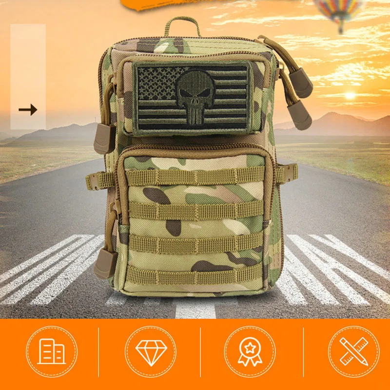

Миниатюрная тактическая поясная сумка-мессенджер для повседневного использования, маленькая сумка для хранения, искусственная карманная Военная подвесная сумка, камуфляжные сумки Molle