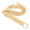 Woven horse whip Detachable metal ring 4