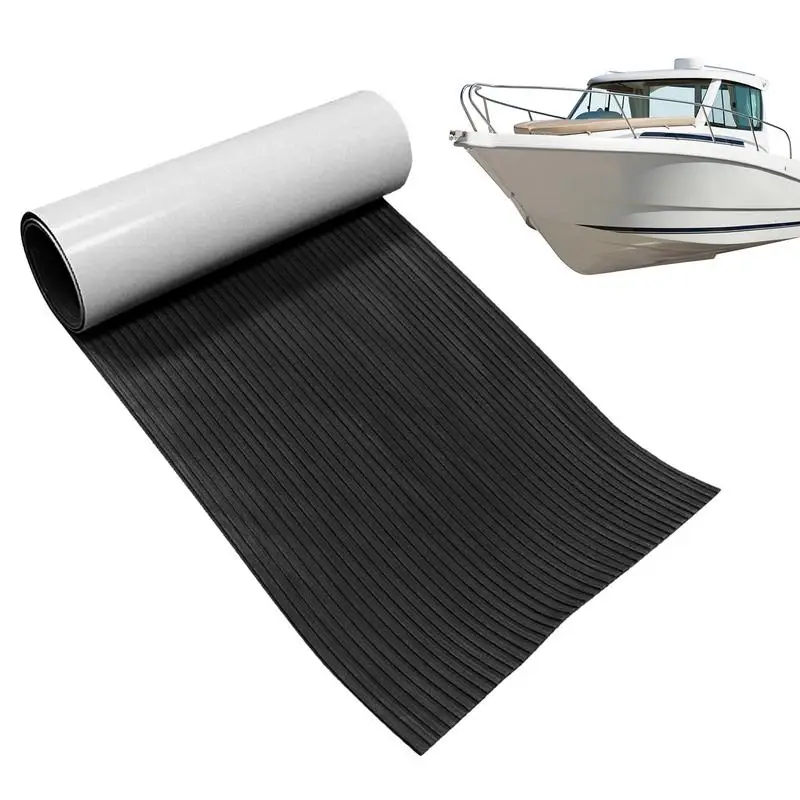 Pavimento per Barche in Schiuma EVA 2400 x 900 mm, Pavimento per Decking Autoadesivo Antiscivolo, 21.600 cm², Tappetino Marino per Barche, Yacht, Pontoni, Coperte per Kayak, Marrone | IT