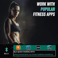 CYCPLUS Heart Rate Sensor Armband Wrist Belt Bluetooth ANT+ Fitness Monitor for Garmin Wahoo GPS Bike Computer 4