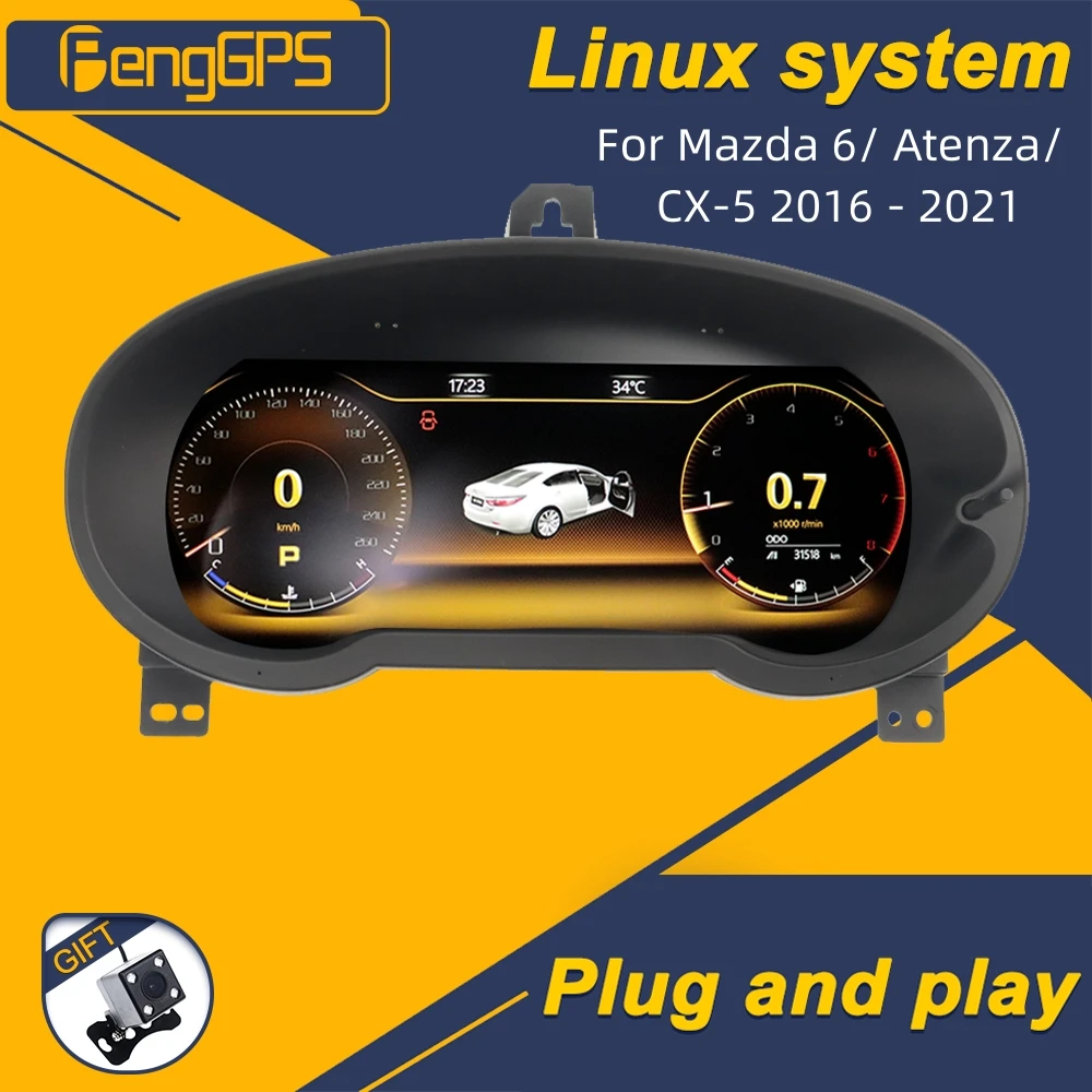 Mazda 6 Atenza 2016-2018 インダッシュモニター