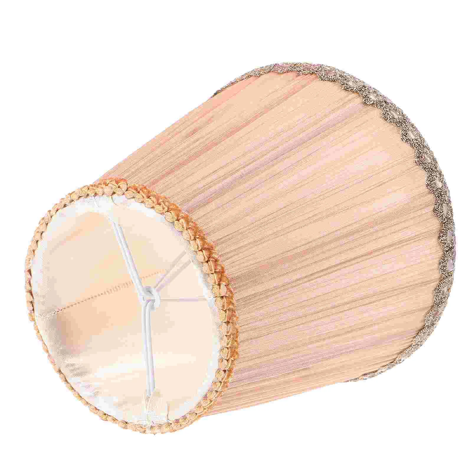 Vintage Lamp Shades for Wall Lamps Light Accessories Cloth Lampshade Ceiling Covers Drum Simple Desk
