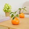 Orange Vase Ceramic Hydroponic Plant Utensils Living Room Office Ornaments Creative Flower Arrangement Small Vase 2