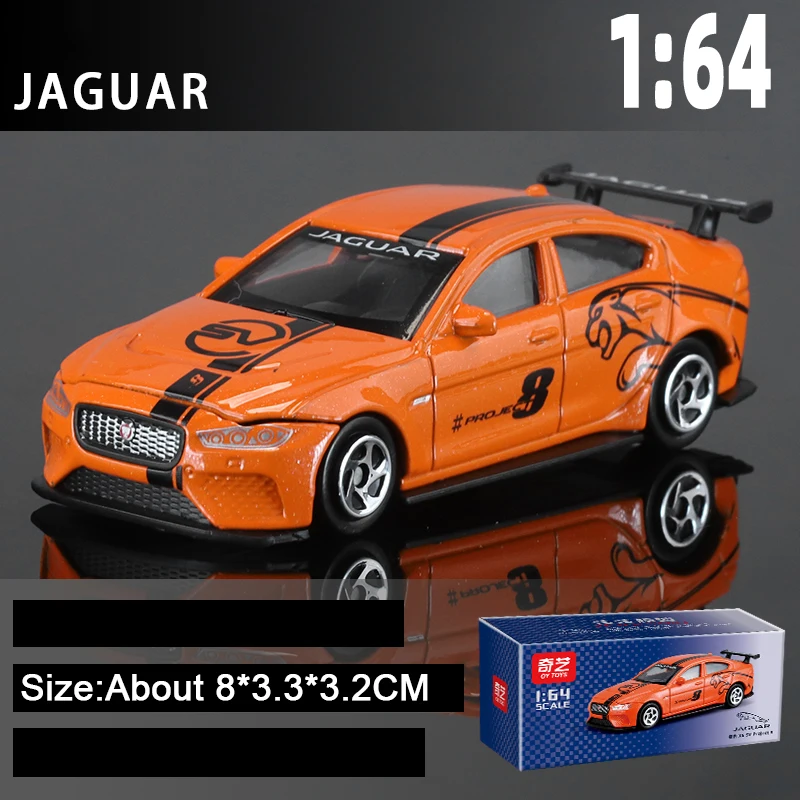 Metal Slide Forward Supercar Toy Collection - Range Rover, Jaguar, and Hustler Cars