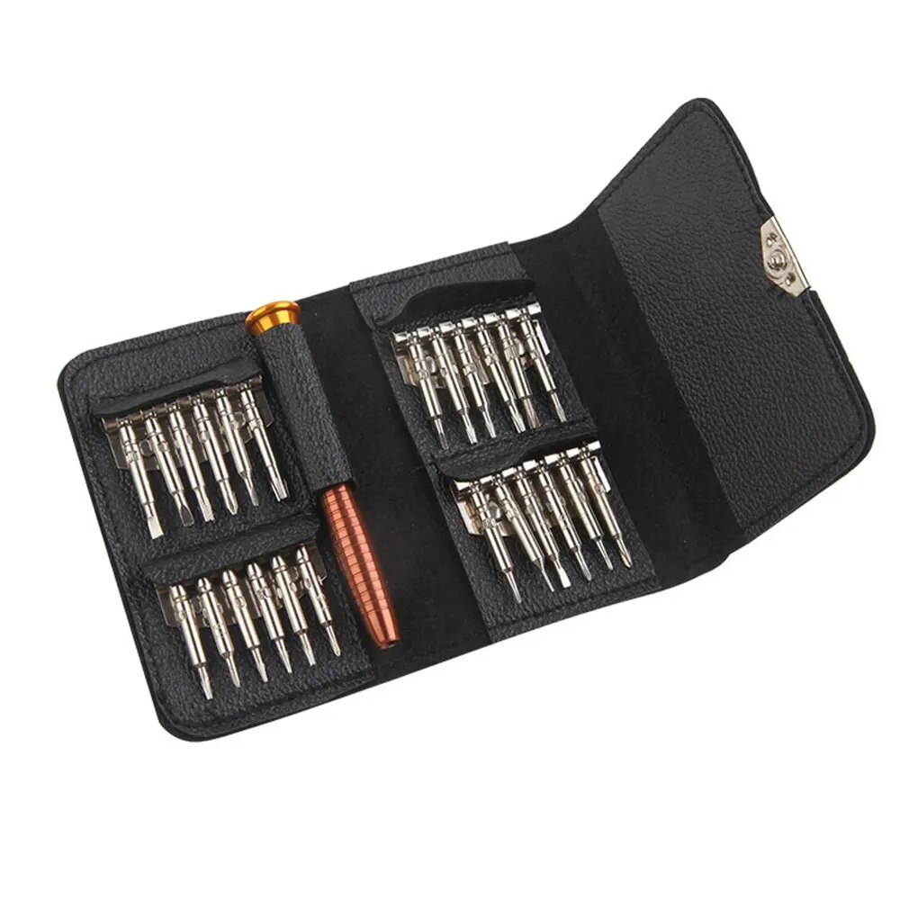 Screwdriver set Mini Precision Screwdriver Set 25 in 1 Electronic Torx Screwdriver Opening Repair Tools Kit for iPhone Camera Watch Tablet PC